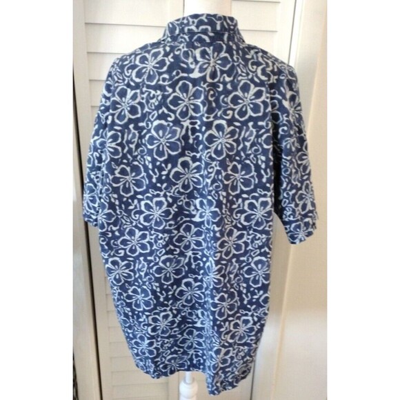 Ralph Lauren Polo Tropical button‎ front Unisex Cotton Pajama Top L/XL - Picture 5 of 8